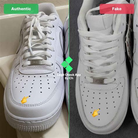 fake nike air force 1s|how to legit check af1.